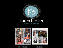 Tablet Screenshot of karenbeckerphotography.com